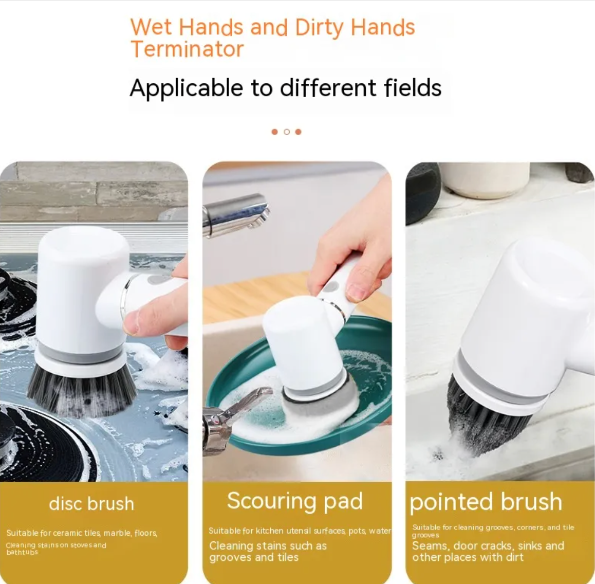 PowerSpin™ Electric Cleaning Brush